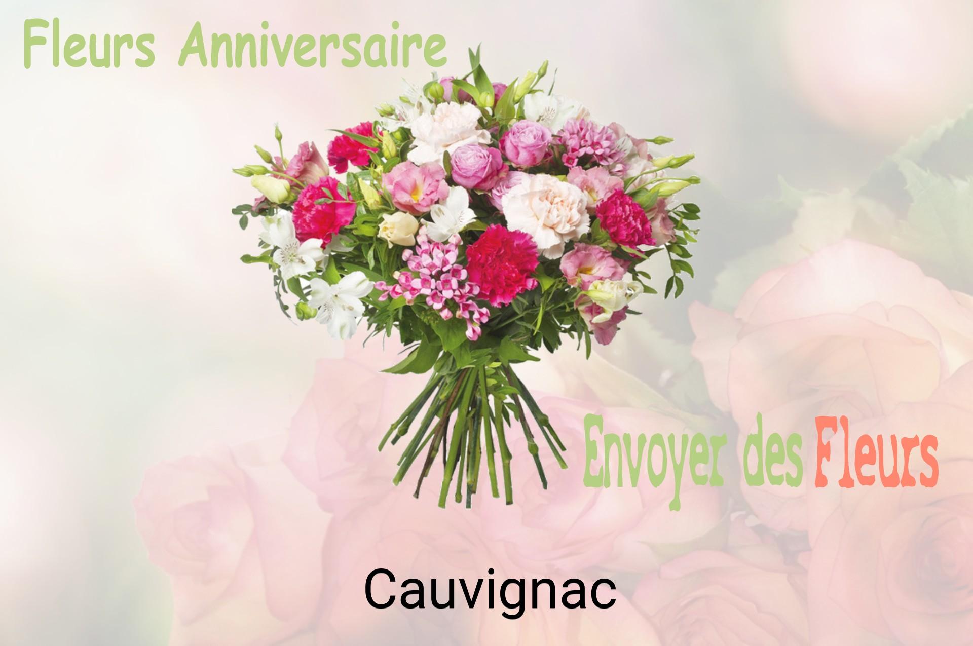 Bouquet de fleurs d’anniversaire livré à Cauvignac